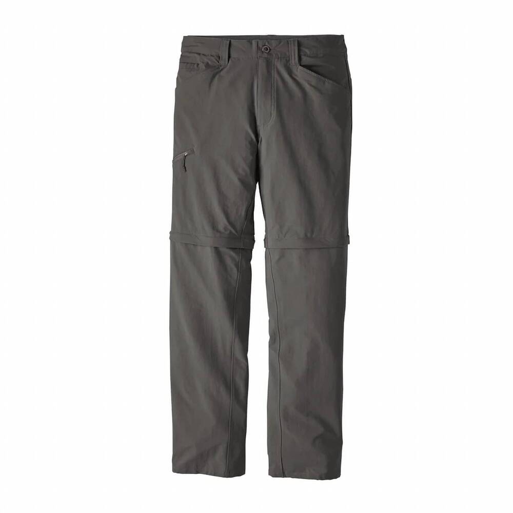 NEW PATAGONIA men's quandary convertible pants in forge grey
